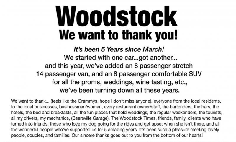 Woodstock Town Car