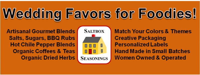 Saltbox Seasonings - Wedding Favors for Foodies!