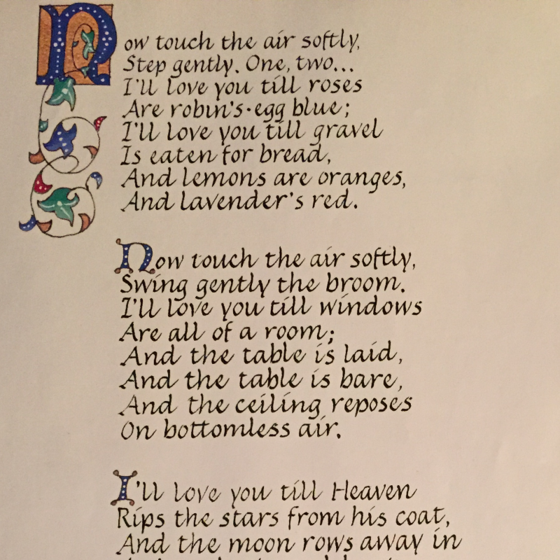 Adrienne D. Keats Calligraphy